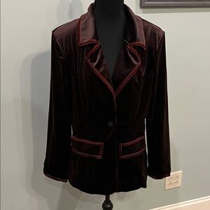 Luxurious Velvet Women's Blazer-NWOT